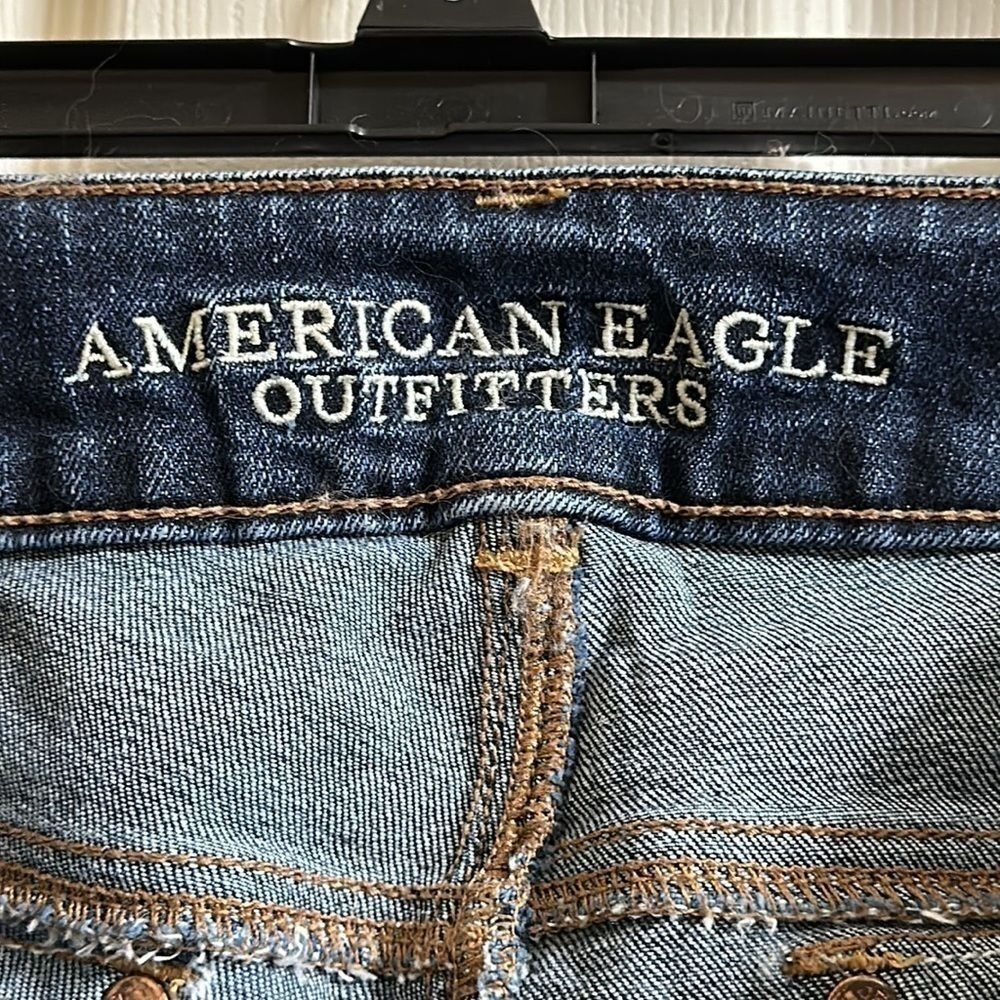 Vintage American Eagle Artist Bootcut Jeans Size 0 Short Y2K Retro (Inseam 25”) - Picture 5 of 11